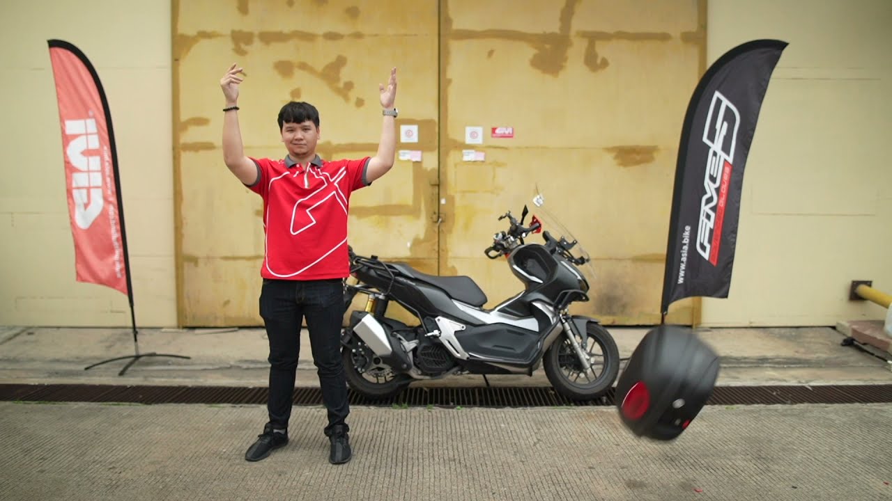 CRASH TEST!! ทดสอบความแข็งแกร่งของ #กล่องท้าย GIVI มาติดตามกันว่าจะรอดจากการทดสอบสุดโหดหรือไม่?