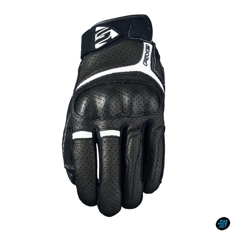 FIVE ADVANCED GLOVES – RS2 – Black/White – MOTORCYCLE GLOVES