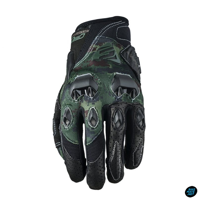 FIVE ADVANCED GLOVES – STUNT EVO REPLICA – Army – MOTORCYCLE GLOVES