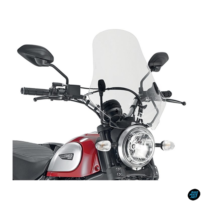 GIVI 7407A Specific Screen for Ducati Scrambler Icon 800 (2015 – 2021) – อุปกรณ์กันลม
