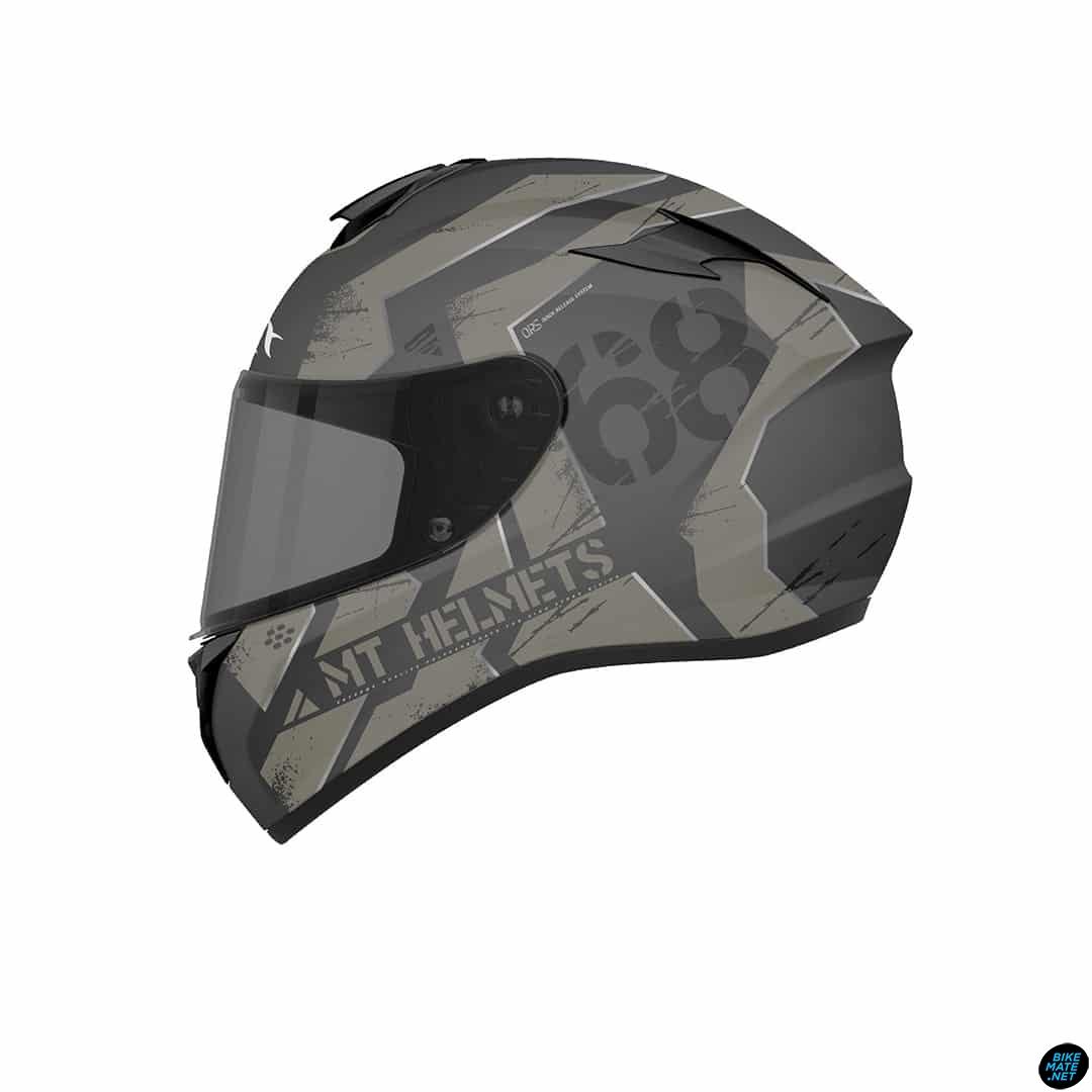 MT Helmets – Targo Explorer – Matt Grey – หมวกกันน็อคเต็มใบ