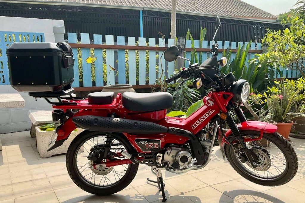 แต่ง HONDA CT125 ด้วยอุปกรณ์แต่งรถมอเตอร์ไซค์จาก GIVI