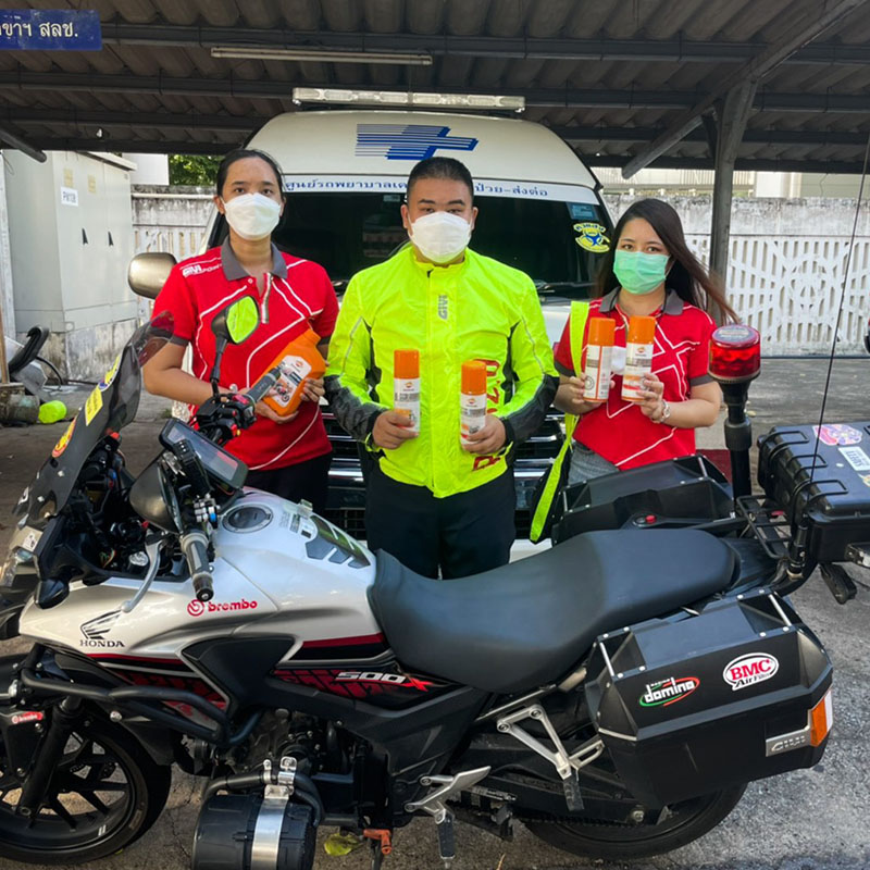 BIKEMATE.NET X GIVI THAILAND ร่วมเป็นกำลังใจให้ทีมรถพยาบาลจิตอาสา ‘วัยรุ่นนิมิบุตร’