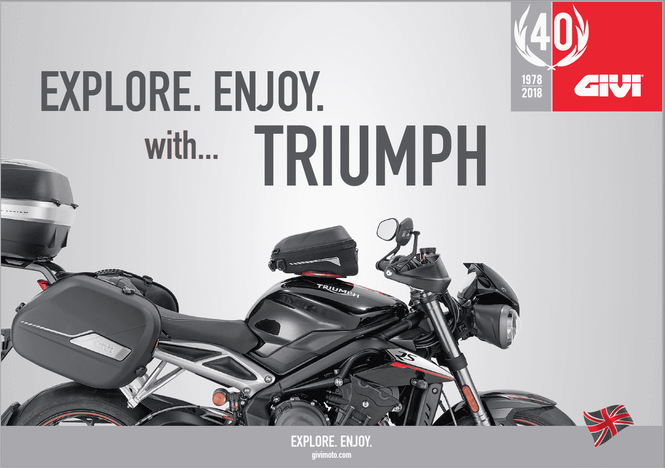 GIVI Accessories for Triumph Motorcycles - ของแต่ง GIVI สำหรับ Triumph