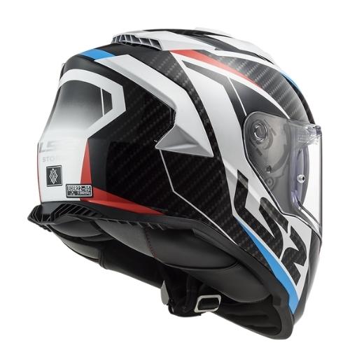 LS2 Helmets - Strom FF800 - Racer Red Blue - หมวกกันน็อคเต็มใบ
