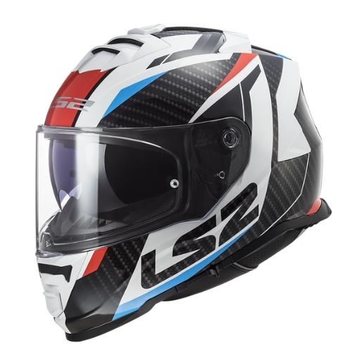 LS2 Helmets - Strom FF800 - Racer Red Blue