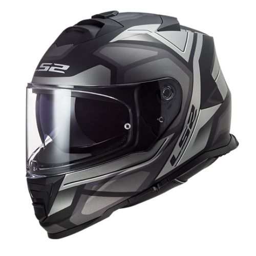LS2 Helmets - Strom FF800 - Faster Matt Titanium