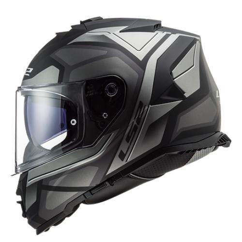 LS2 Helmets - Strom FF800 - Faster Matt Titanium - หมวกกันน็อคเต็มใบ