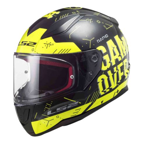 LS2 Helmets – Rapid FF353 Player Yellow Black – หมวกกันน็อคเต็มใบ