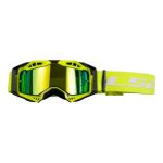 LS2 Aura Goggle Black HV Yellow with Iridium Visor - แว่นวิบาก