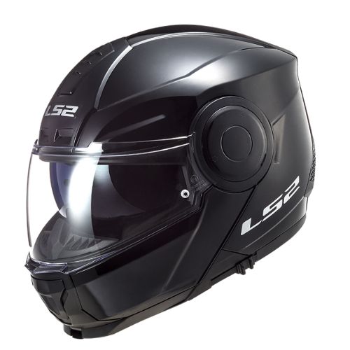 LS2 FF902 Solid Black หมวกกันน็อคยกคาง