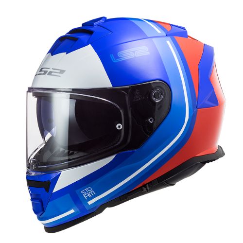 LS2 Helmets – Storm FF800 Slant Matt Blue Fluo Orange – หมวกกันน็อคเต็มใบ
