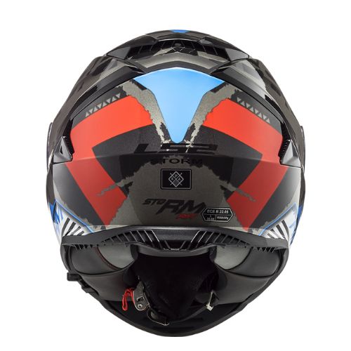 LS2 Helmet FF800 - Storm - Sprinter Black Red Titanium หมวกกันน็อคเต็มใบ