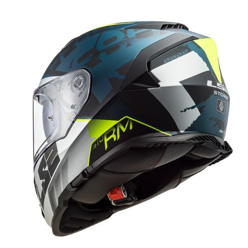 LS2 Helmets FF800 Storm - Sprinter Matt Black Silver Cobalt หมวกกันน็อคเต็มใบ