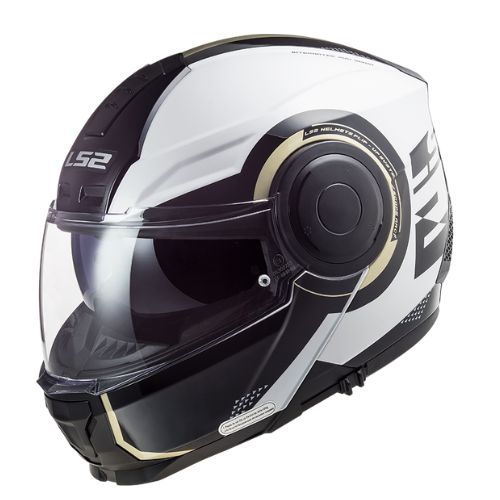 LS2 Helmets Scope FF902 Arch White Titanium หมวกกันน็อคยกคาง