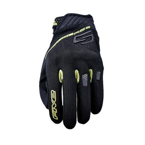 FIVE Advanced Gloves RS3 EVO Airflow Black Fluo Yellow – ถุงมือขี่รถมอเตอร์ไซค์