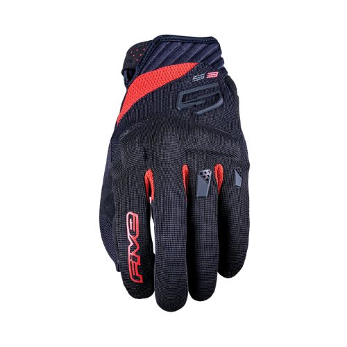 FIVE Advanced Gloves RS3 EVO Black Red – ถุงมือขี่รถมอเตอร์ไซค์