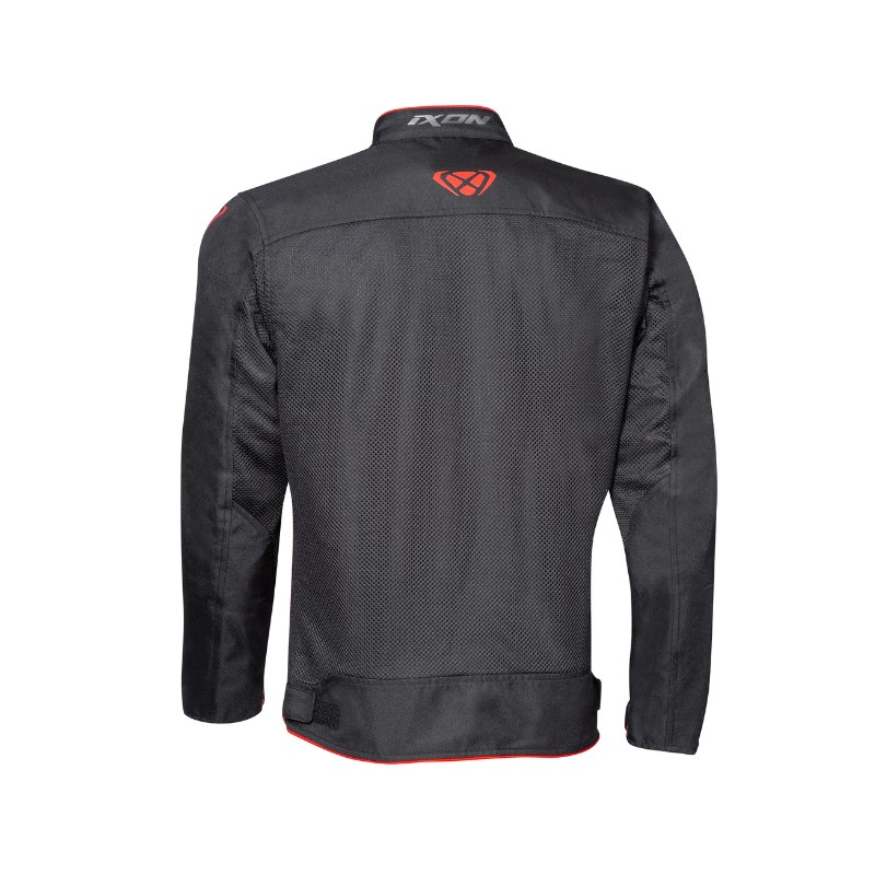 IXON Levant Air A Black Red - เสื้อแจ็คเก็ตสำหรับขี่มอเตอร์ไซค์