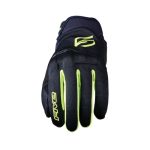 FIVE Advanced Gloves - Globe EVO Black Fluo Yellow - ถุงมือขี่รถมอเตอร์ไซค์