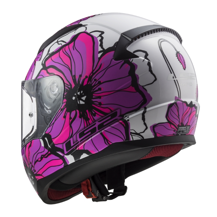 LS2 Helmet FF353 หมวกกันน็อคเต็มใบ สี Poppies Pink