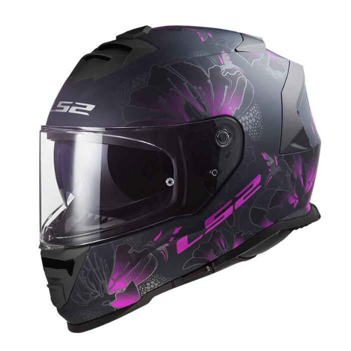 หมวกกันน็อค LS2 Helmets FF800 Burst ลาย Matt Black Pink