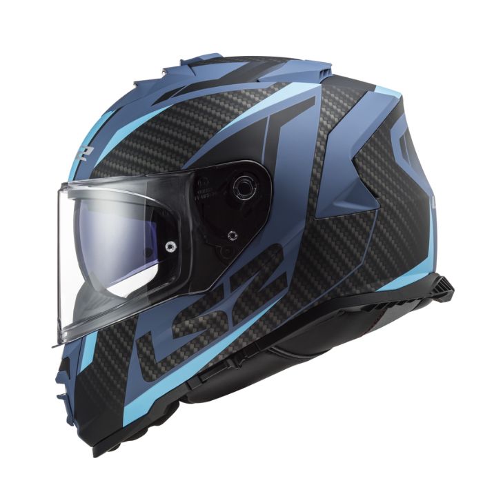 LS2 Helmets FF800 Storm II Racer Matt Blue หมวกกันน็อคเต็มใบ