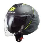 หมวกกันน็อคเปิดหน้า OF573 Luna Matt Black Titanium