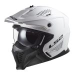 หมวกกันน็อคเปิดหน้า LS2 OF606 Drifter Solid White