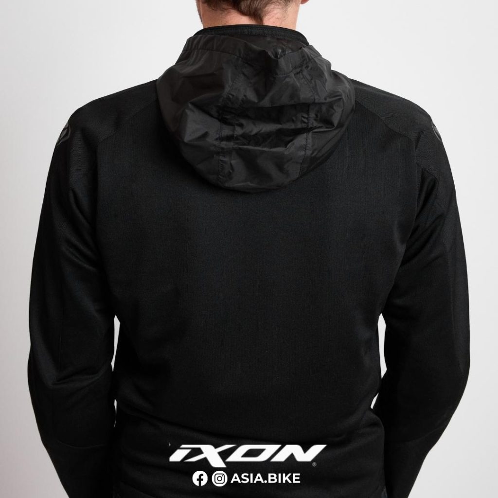 ixon siwa air jacket - back with hoodie