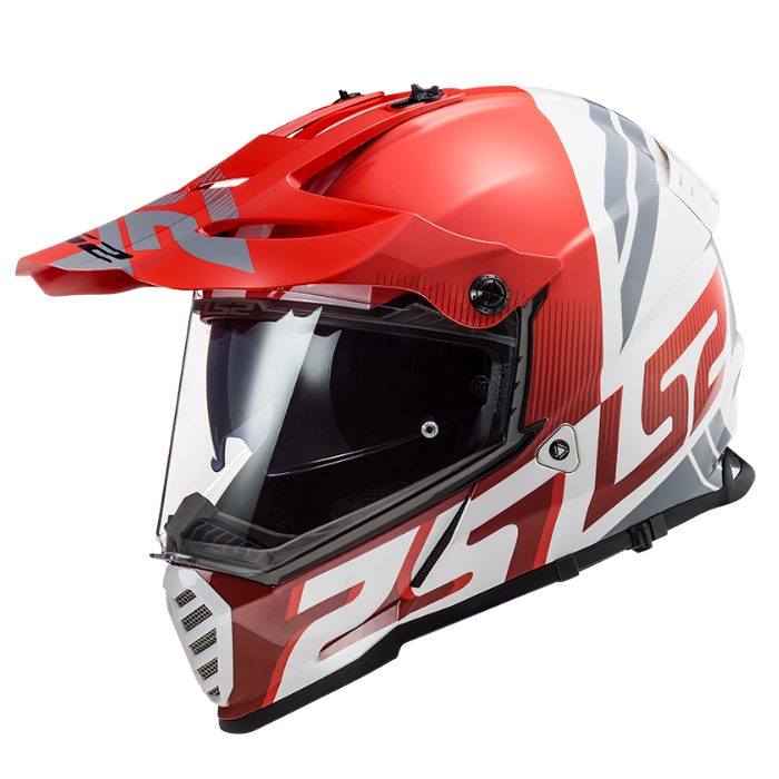 LS2 Helmets MX436 Pioneer EVO Evolve Red White