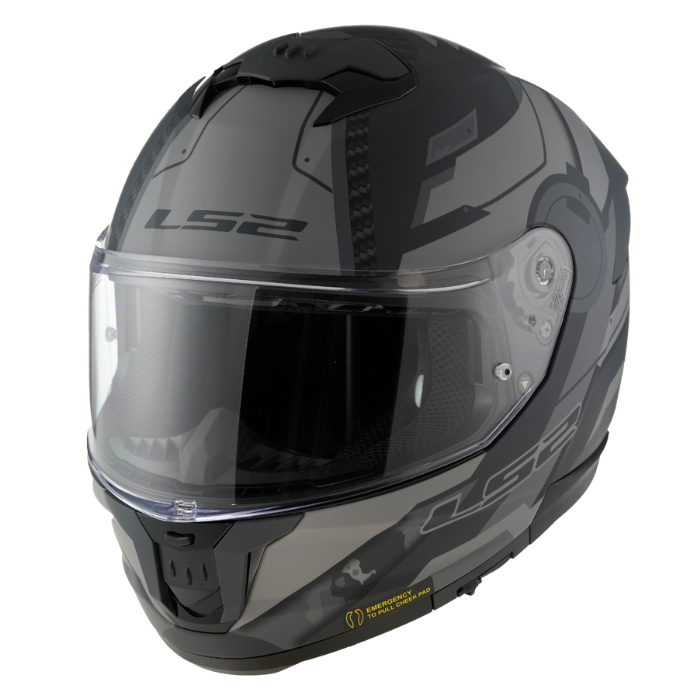 LS2 Helmets FF808 Stream II Shadow Titanium Grey หมวกกันน็อคเต็มใบ