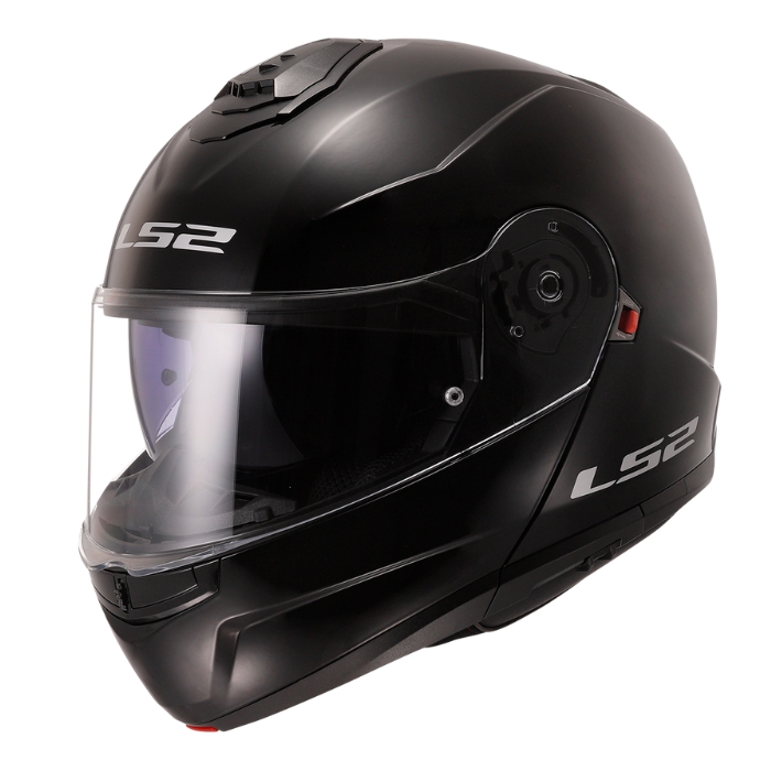 LS2 Helmets FF908 Gloss Black หมวกกันน็อคยกคาง