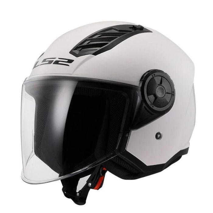 LS2 Helmets OF616 Airflow II Solid Gloss White หมวกกันน็อคเปิดหน้า