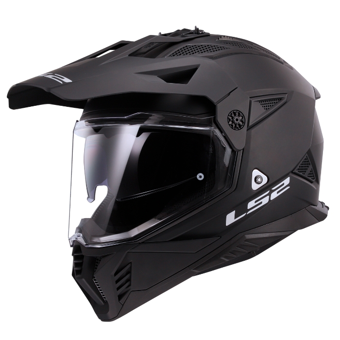 LS2 Helmets MX702 Matt Black หมวกกันน็อคทัวร์ริ่งแอดเวนเจอร์