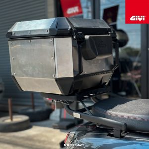 GIVI Trekker Monte Bianco Aluminium with Backrest