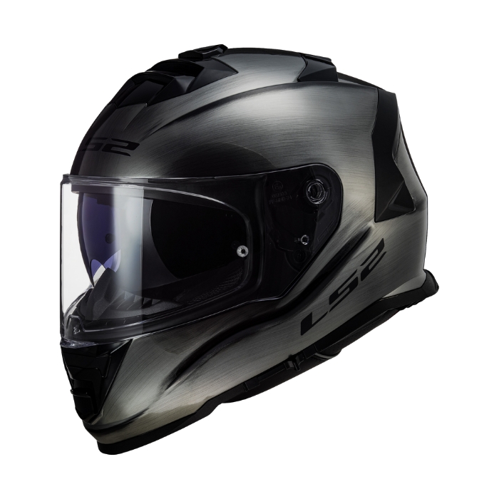 LS2 FF800 Solid Jeans Titanium Full Face Helmet