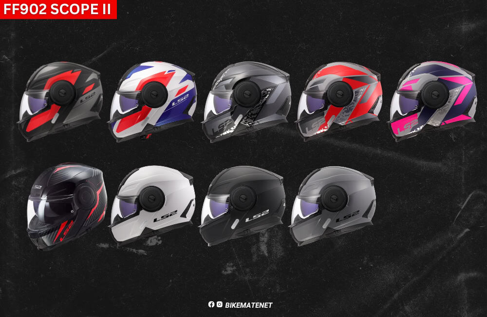 LS2 FF902 Scope II Modular Helmet หมวกกันน็อคยกคาง