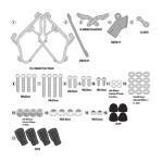 GIVI PLX1186 Side Rack for Honda Forza 750 แร็คข้างตรงรุ่น