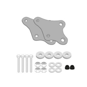 GIVI TNH1201KIT specific kit to install TNH1201 ชุดอุปกรณ์ติดตั้งแคช์บาร์บน