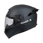 FF802 Solid Matt Black Full Face Helmet หมวกกันน็อคเต็มใบ