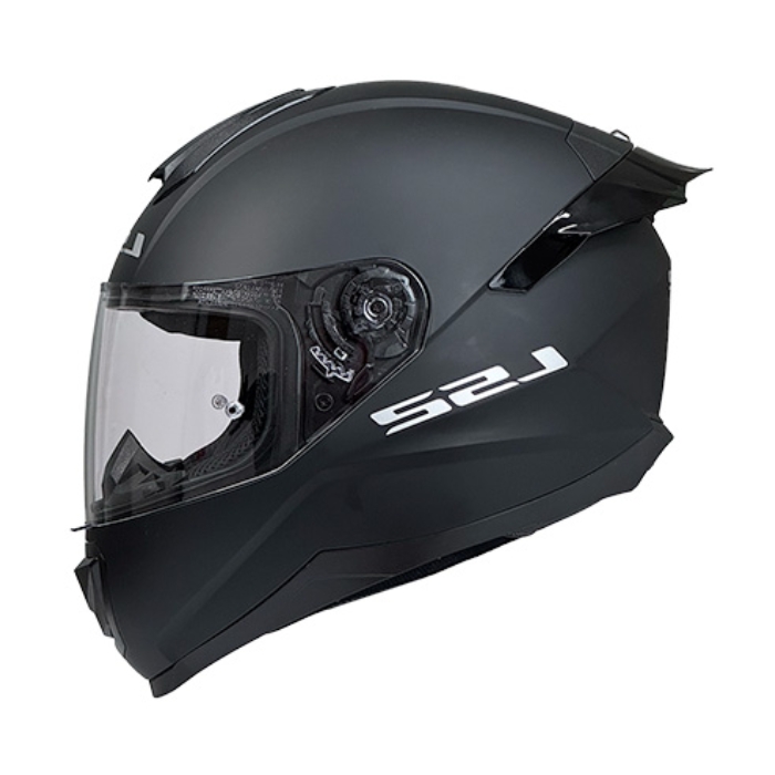 FF802 Solid Matt Black Full Face Helmet หมวกกันน็อคเต็มใบ