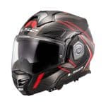 LS2 FF901 Carbon Future II Red Modular Helmet หมวกกันน็อคยกคาง
