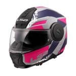 FF902 Scope II Oxyd Grey Blue Purple Modular helmet - หมวกกันน็อคยกคาง