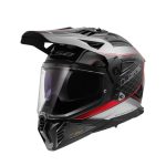 LS2 Helmets MX702 Meridian Black Light Gray Red หมวกกันน็อคทัวร์ริ่ง