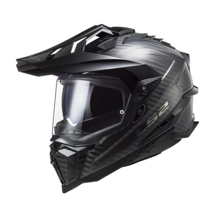 LS2 Helmets MX701 Carbon - Solid Carbon หมวกกันน็อคแอดเวนเจอร์