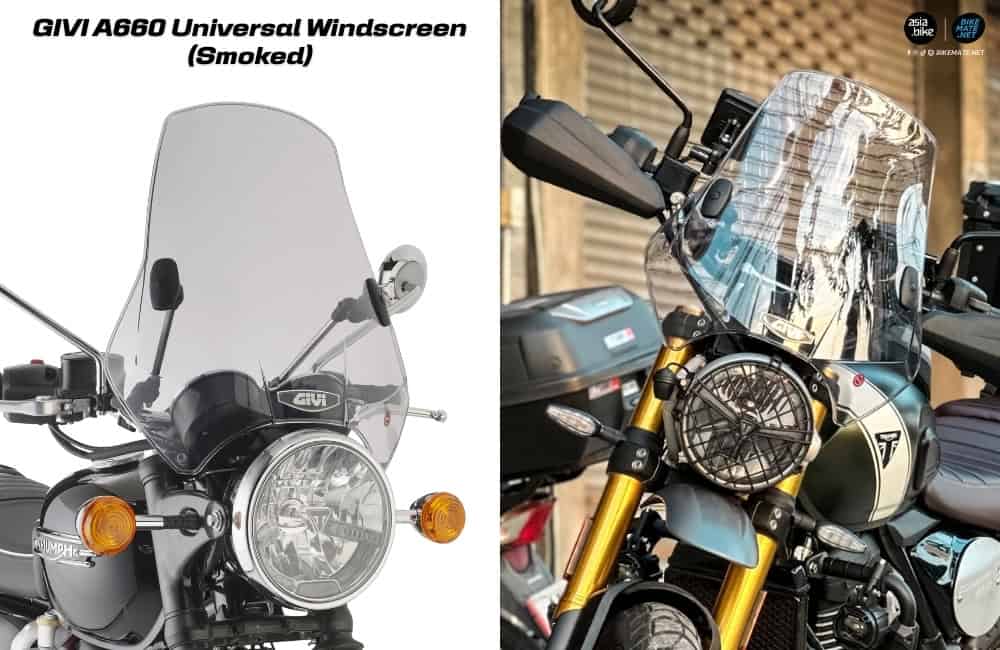 GIVI Windscreen and Spoiler - A660 Universal Windscreen