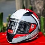 LS2 Helmets FF353 Rapid II Blink White Red
