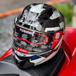 LS2 Helmets FF806 Fusion CE-09 Black Grey
