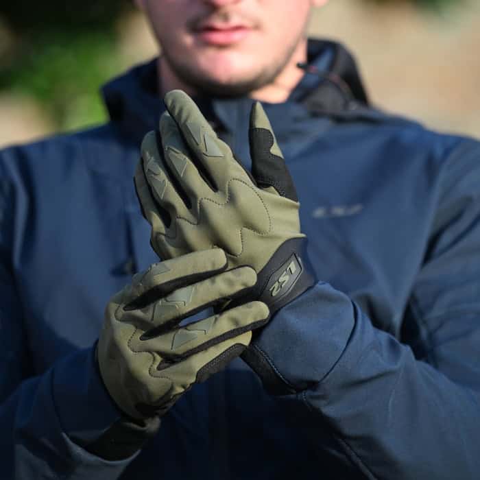 ls2-hiker-man-gloves-green LS2 Hiker Man Gloves Green ถุงมือขี่มอเตอร์ไซค์