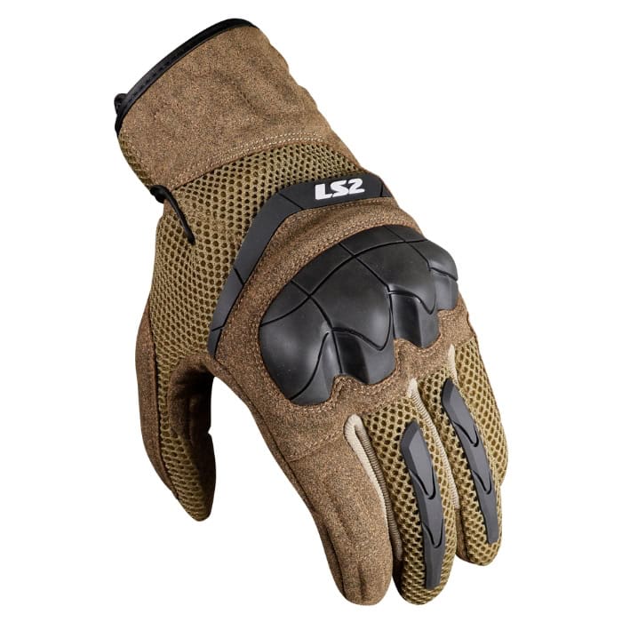 ls2-kubra-man-gloves-brown LS2 Kubra Man Gloves Brown - Motorcycle Gloves